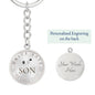 Son Drive Safe Keychain - I Love Heartstrings