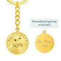 Son Drive Safe Keychain - I Love Heartstrings