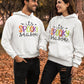 Spooky Season Halloween Men Women Unisex Fleece Pullover Hoodie Matching sweatshirts white or gray - I Love Heartstrings