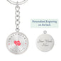Sweetheart Drive Safe Keychain, New Driver Keychain - I Love Heartstrings