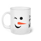 There's Snow Place Like Home Snowman Frosted Glass Mug - I Love Heartstrings