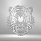 Tiger Mascot Metal Sign - I Love Heartstrings