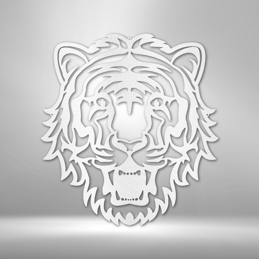 Tiger Mascot Metal Sign - I Love Heartstrings
