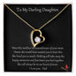 To My Darling Daughter, In Remembrance, Loss of Mother, From Dad to Daughter, Sympathy gift for daughter, In Loving Memory of Mom - I Love Heartstrings