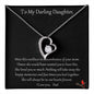 To My Darling Daughter, In Remembrance, Loss of Mother, From Dad to Daughter, Sympathy gift for daughter, In Loving Memory of Mom - I Love Heartstrings
