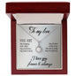 To my soulmate CZ necklace Jewelry for wife Anniversary gift - I Love Heartstrings