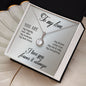 To my soulmate CZ necklace Jewelry for wife Anniversary gift - I Love Heartstrings