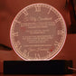To My Sweetheart Clock Romantic Plaque Gift for Anniversary, Birthday, Valentine's Day for wife from husband LED Nightlight option - I Love Heartstrings
