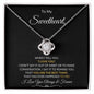 To My Sweetheart I Love You Love Knot Necklace - I Love Heartstrings