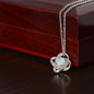 To My Sweetheart I Love You Love Knot Necklace - I Love Heartstrings