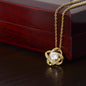 To My Sweetheart I Love You Love Knot Necklace - I Love Heartstrings