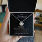 To My Sweetheart I Love You Love Knot Necklace - I Love Heartstrings