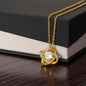 To My Sweetheart I Love You Love Knot Necklace - I Love Heartstrings
