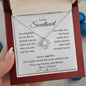 To My Sweetheart Necklace from Husband with Message card - I Love Heartstrings