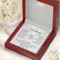 To My Sweetheart Necklace from Husband with Message card - I Love Heartstrings