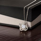 To My Sweetheart Necklace from Husband with Message card - I Love Heartstrings