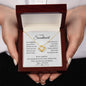 To My Sweetheart Necklace from Husband with Message card - I Love Heartstrings