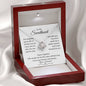 To My Sweetheart Necklace from Husband with Message card - I Love Heartstrings