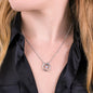 To My Wonderful Soulmate Lucky in Love Necklace with Personalized Message Card - I Love Heartstrings