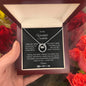 To My Wonderful Soulmate Lucky in Love Necklace with Personalized Message Card - I Love Heartstrings