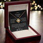 To My Wonderful Wife Love Knot necklace for your spouse - I Love Heartstrings
