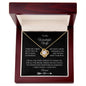 To My Wonderful Wife Love Knot necklace for your spouse - I Love Heartstrings