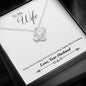 To Wife from Husband Love Knot Necklace Anniversary gift CZ jewelry gift birthday jewelry - I Love Heartstrings