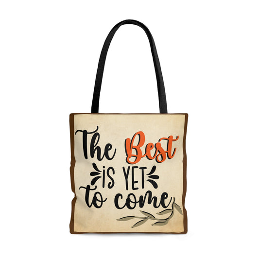 Tote Bag (AOP) The Best is Yet to Come - I Love Heartstrings