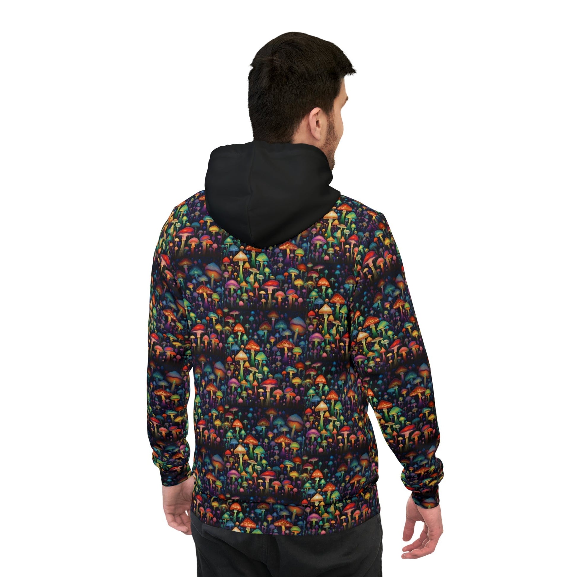 Unisex Mushroom Athletic Hoodie (AOP) - I Love Heartstrings