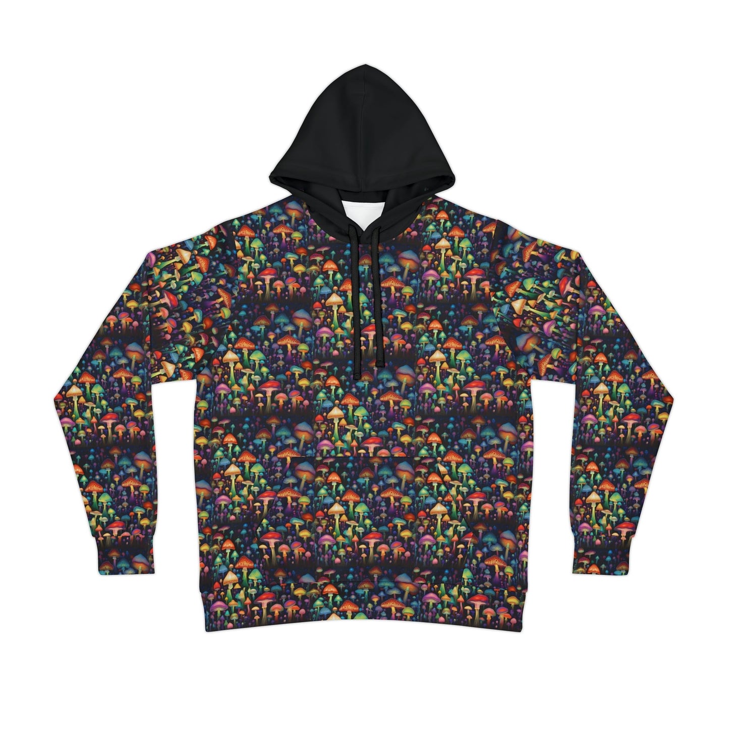 Unisex Mushroom Athletic Hoodie (AOP) - I Love Heartstrings