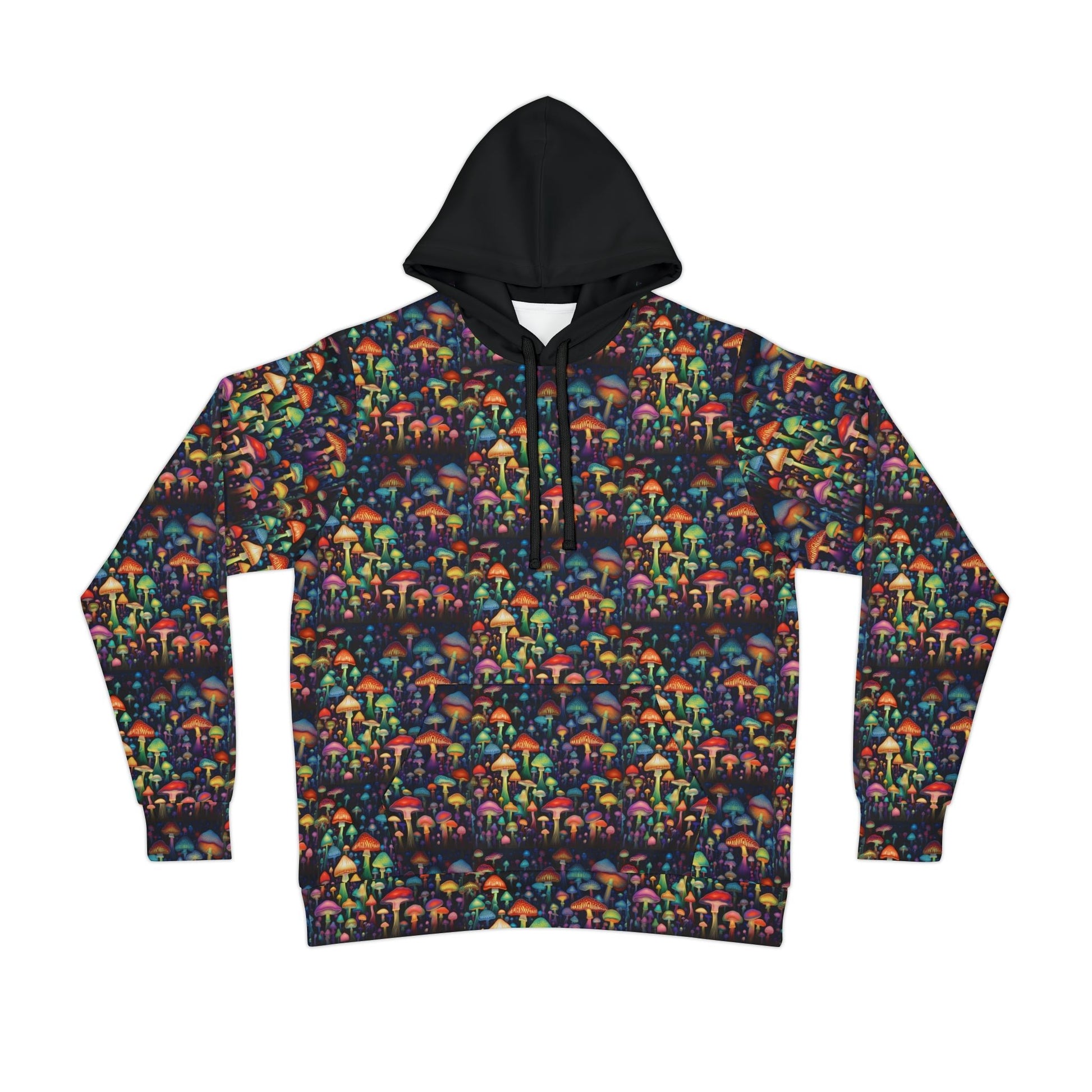 Unisex Mushroom Athletic Hoodie (AOP) - I Love Heartstrings