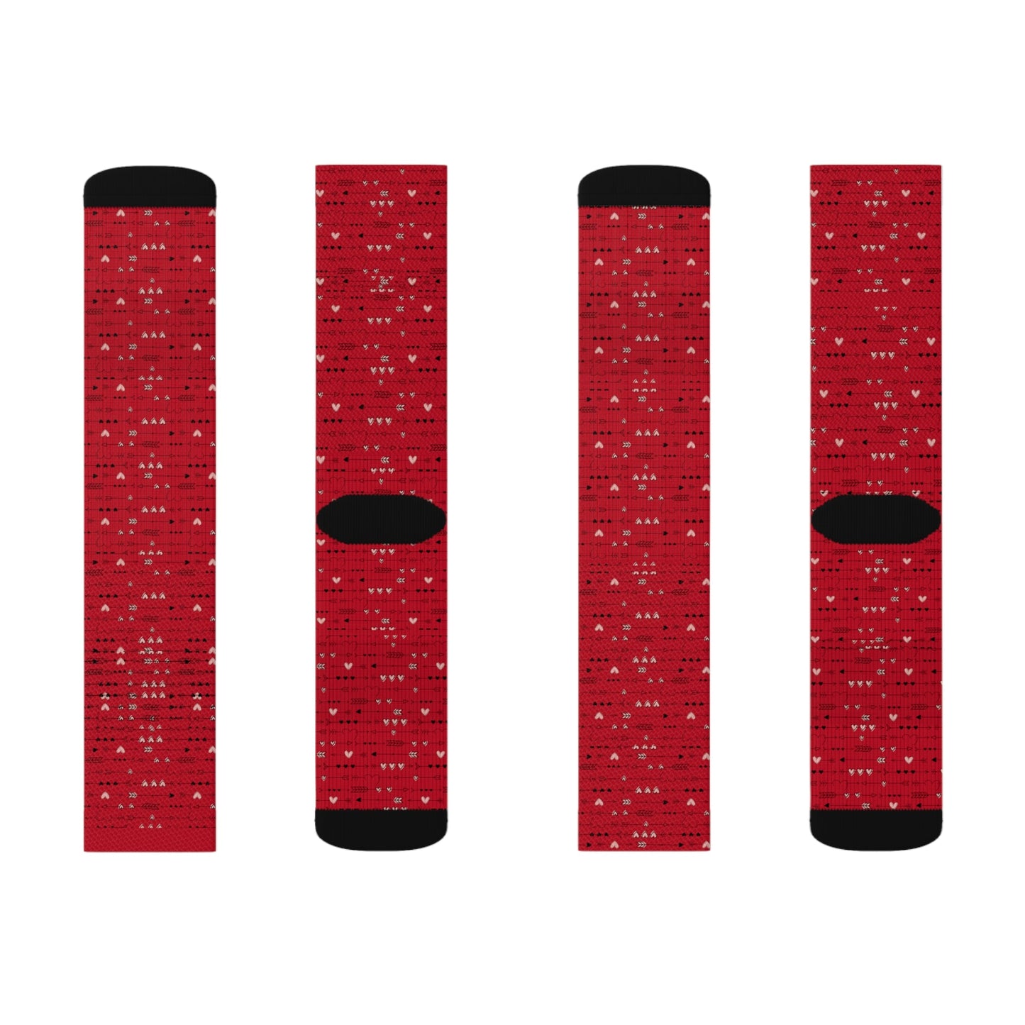 Valentine Heart strings Socks - I Love Heartstrings