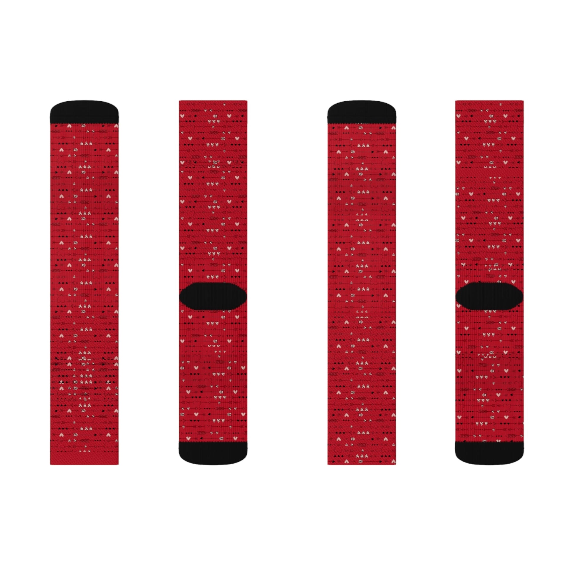Valentine Heart strings Socks - I Love Heartstrings