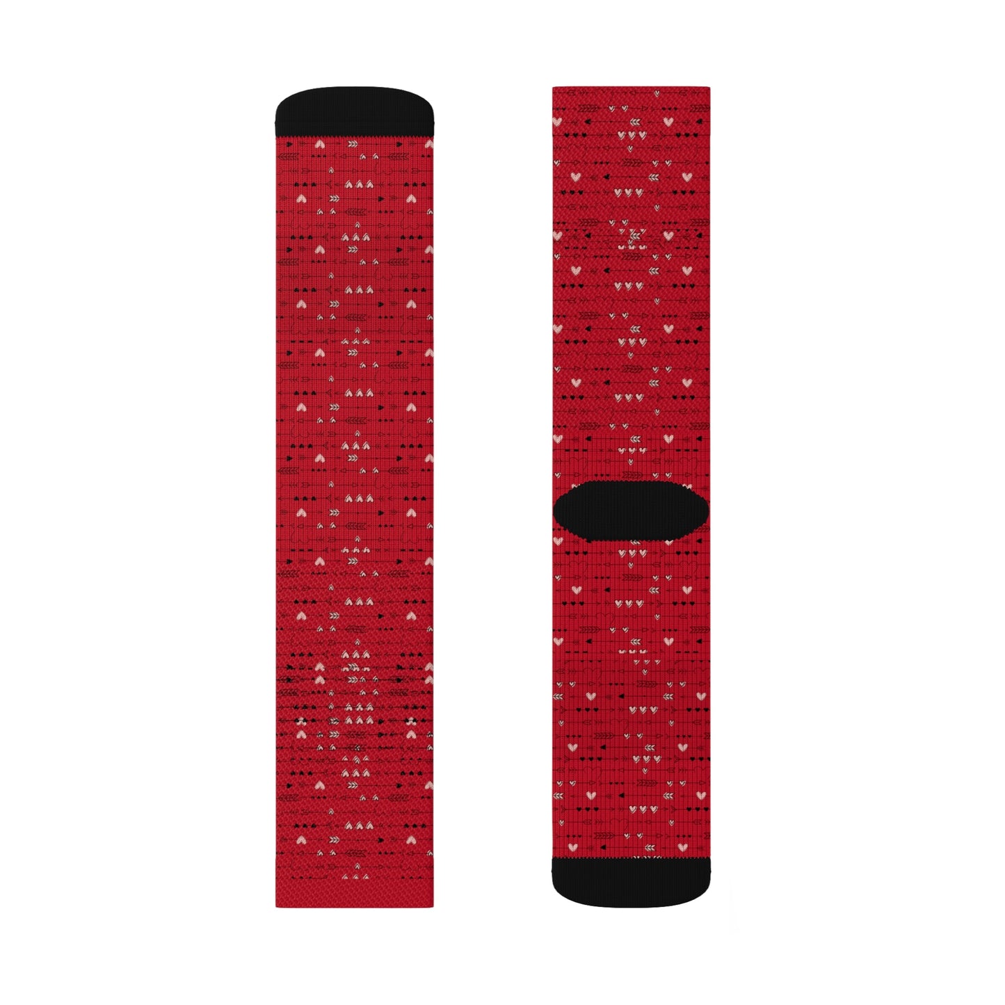 Valentine Heart strings Socks - I Love Heartstrings