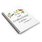 White Ecclesiastes 3:11 Butterfly Spiral Bible Notebook Journal Ruled Line paper Christian journal for women keeping the faith gift for new believers - I Love Heartstrings