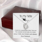 Wife Forever Love Heart Necklace - I Love Heartstrings
