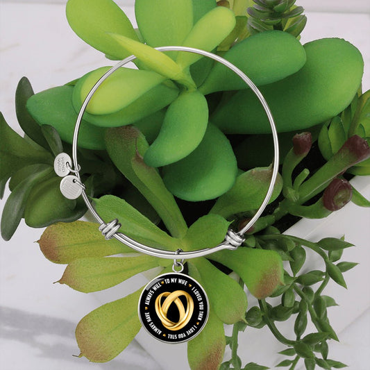 Wife I Love You Circle Bracelet - I Love Heartstrings
