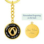 Wife I Love You Circle Keychain Keepsake Birthday gift Anniversary gift Love Always from Husband - I Love Heartstrings