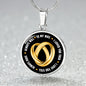 Wife I Love You Circle Necklace - I Love Heartstrings