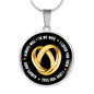 Wife I Love You Circle Necklace - I Love Heartstrings