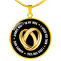 Wife I Love You Circle Necklace - I Love Heartstrings