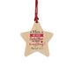 Wooden Christmas Ornaments Couple gift for husband for wife Married 2022 Keepsake ornament - I Love Heartstrings