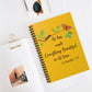 Yellow Ecclesiastes 3:11 Butterfly Spiral Bible Notebook Journal Ruled Line paper Christian journal for women keeping the faith gift for new believers - I Love Heartstrings